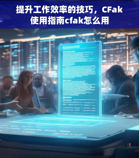 提升工作效率的技巧，CFak使用指南cfak怎么用