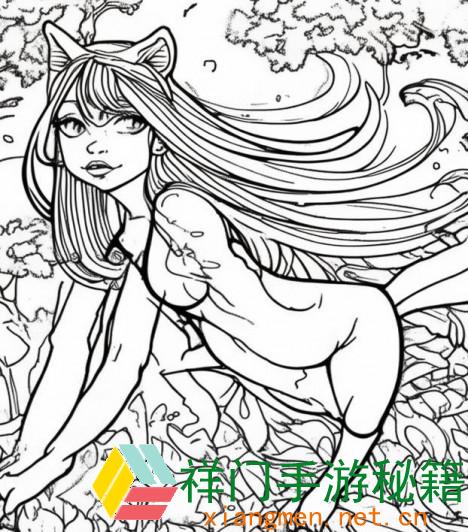 人兽共生的奇幻国际 动画简笔画展示人与动物的美妙交融