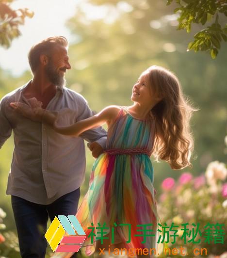 父亲有力挺送女儿的花园 含义;父亲送女儿鲜花