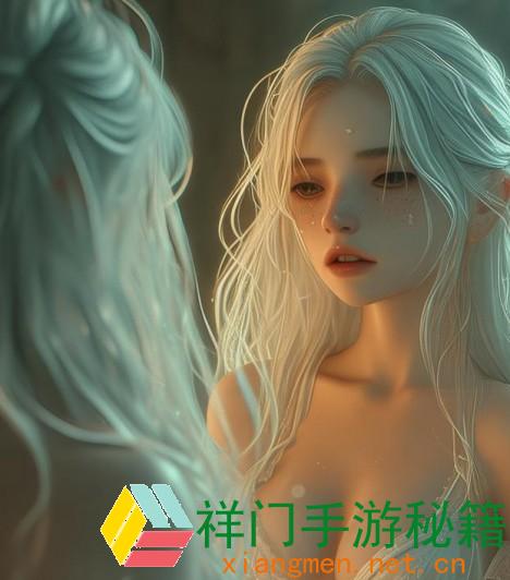 昂首看镜子里边(昂首注视镜中映像，探寻心里深处的实在自己)